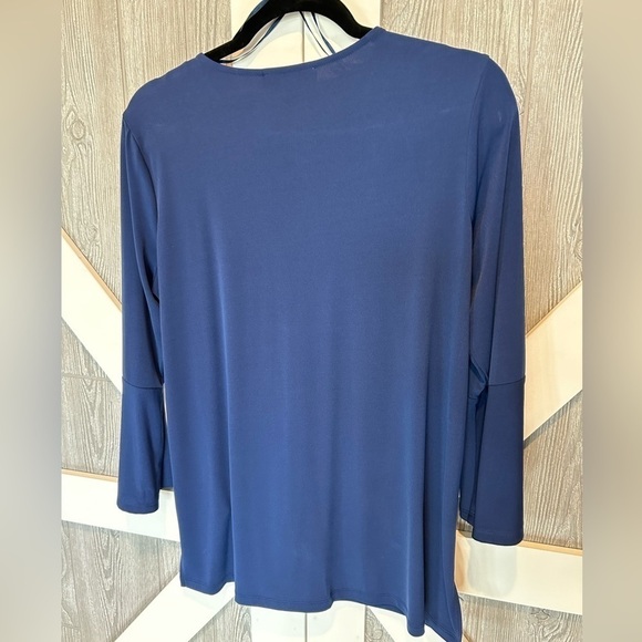 M363. MICHAEL Michael Kors Long Bell Sleeve Top Size Large L EUC - Picture 4 of 5